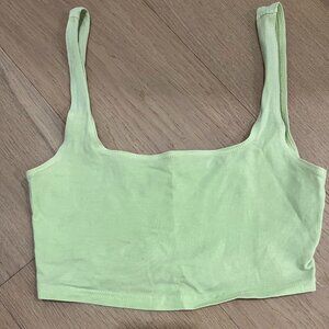 aritzia tna mint green tank top- size xs